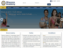 Tablet Screenshot of bhavanaacademy.com